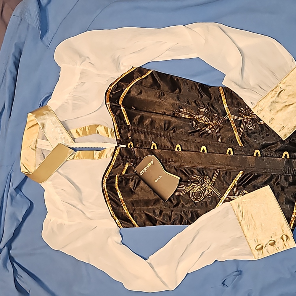 Pirate costume corset